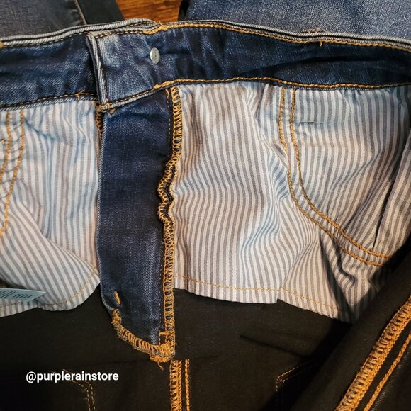 Talbots Jeans Size 12 Jegging Crop High Rise Tummy Control Slimming Dark Wash - Picture 3 of 11